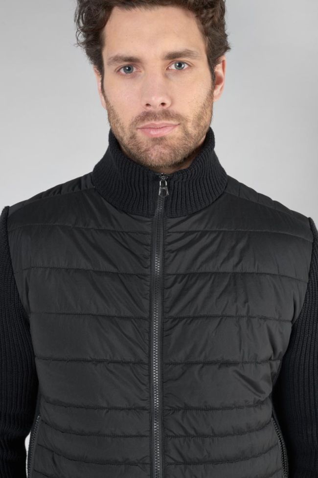 Black dual fabric Briva jacket