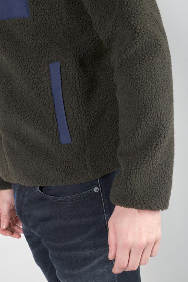 Khaki dual fabric Brome jacket