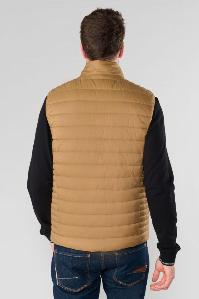 Croz beige sleeveless down jacket