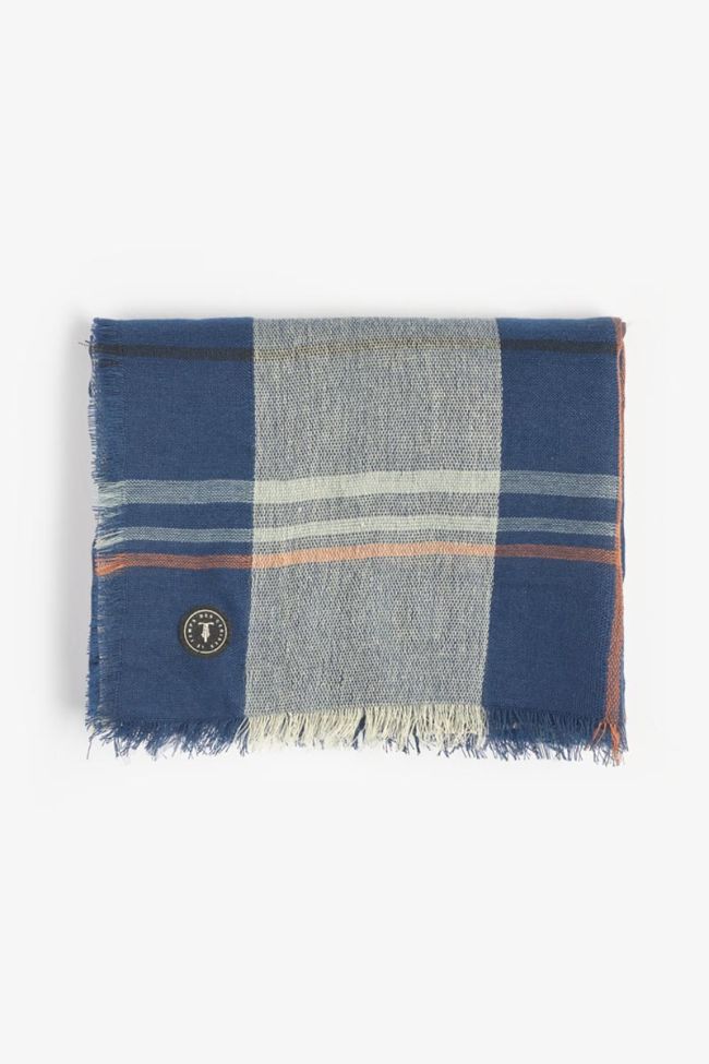 Navy striped Jonel scarf