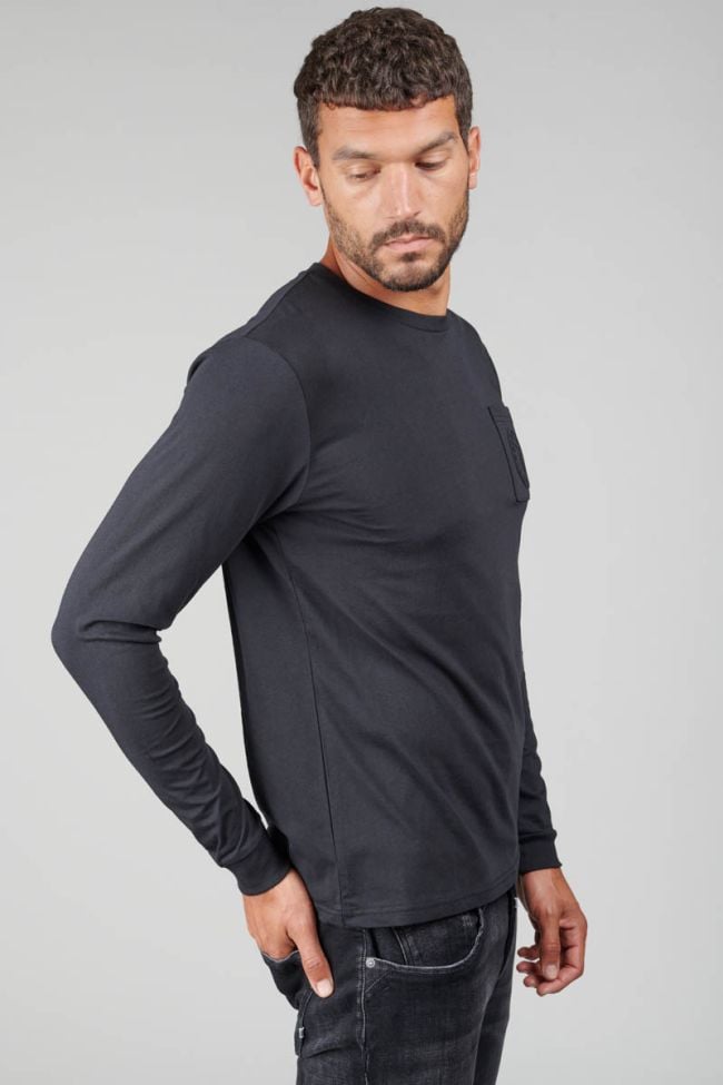 Black long-sleeved Laia t-shirt