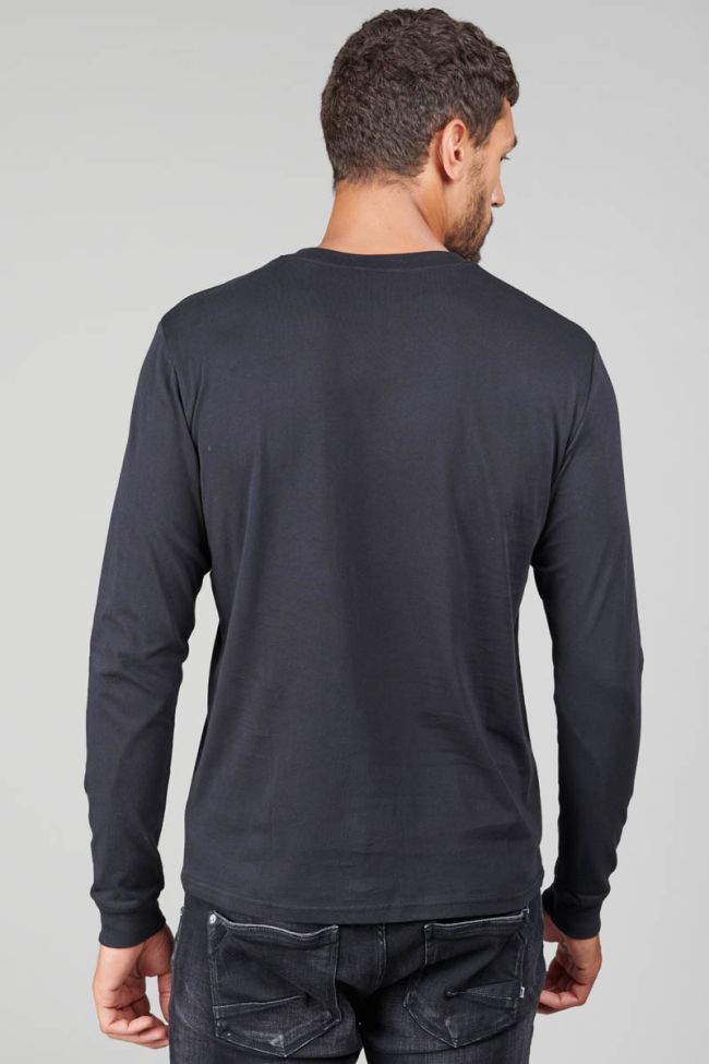 Black long-sleeved Laia t-shirt