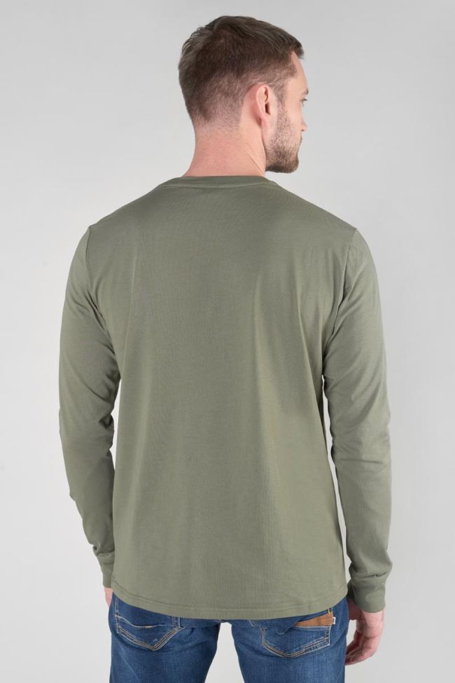 Khaki long-sleeved Laia t-shirt