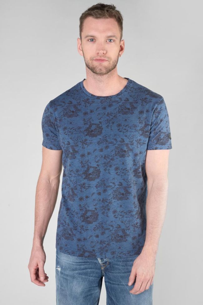 Blue patterned Pagan t-shirt