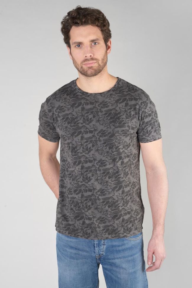 Grey and black patterned Presal t-shirt