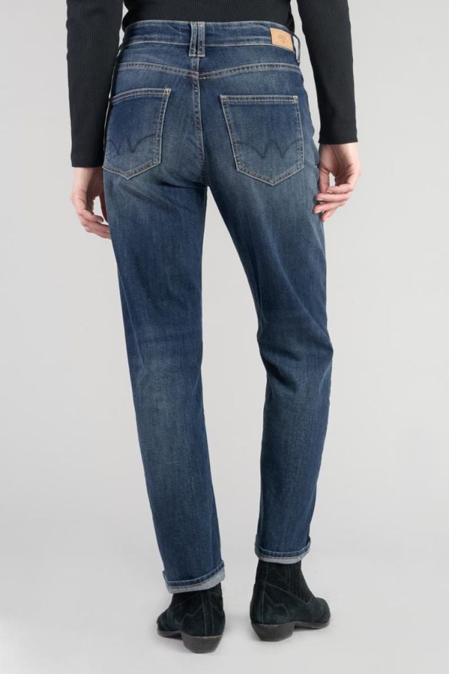 Fafa 400/18 mom high waist 7/8th jeans destroy blue N°3
