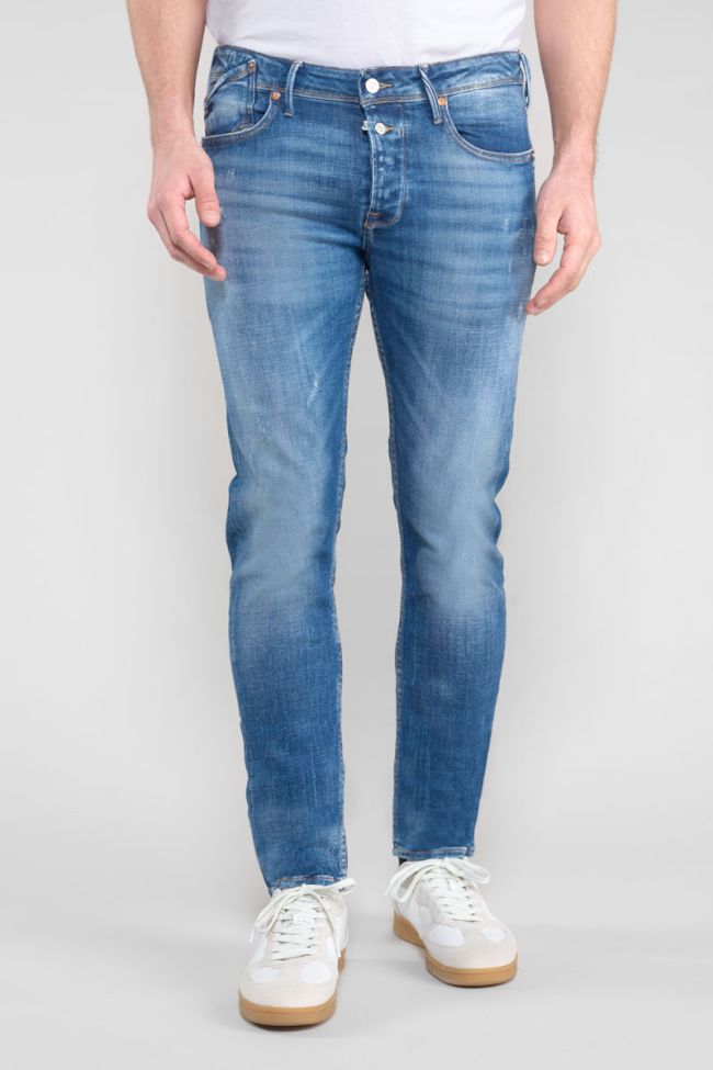 Basic 600/17 adjusted jeans destroy bleu N°3