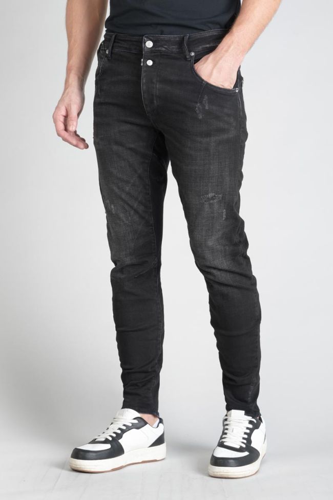 Alost 900/03 tapered twisted jeans destroy black N°1