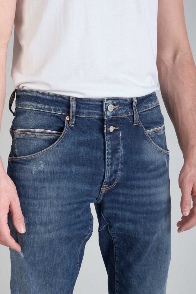 Auteuil 900/03 tapered twisted jeans destroy blue N°3
