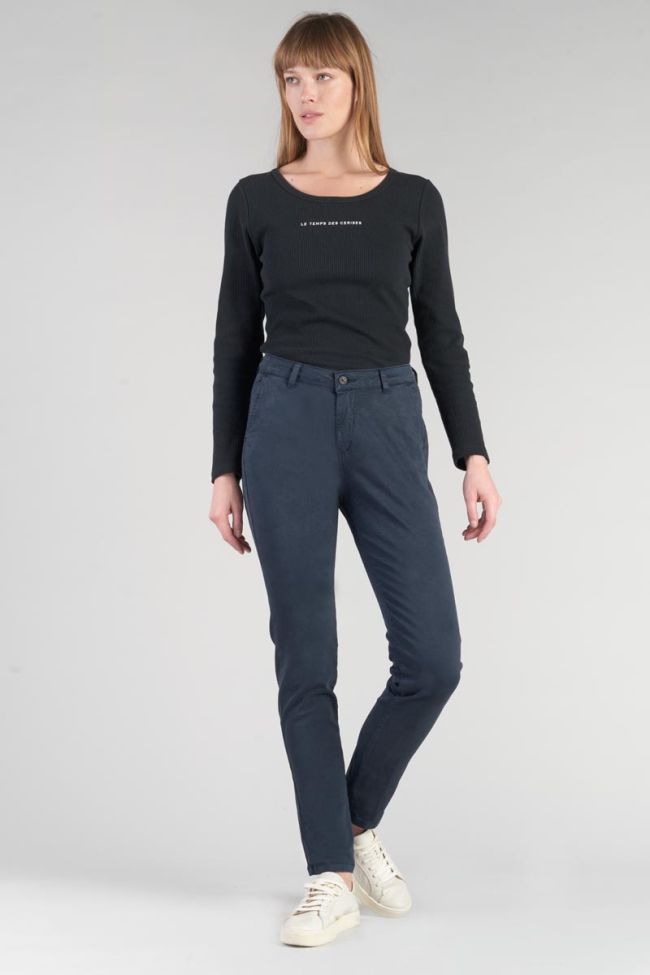 Midnight blue Dyli4 chino trousers