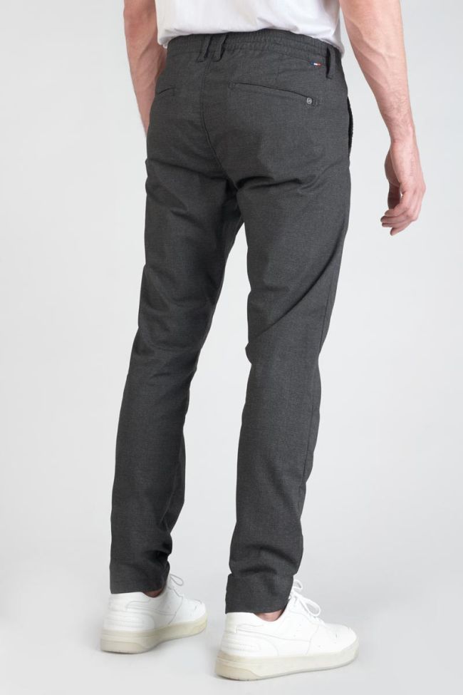 Charcoal grey checked Somma trousers