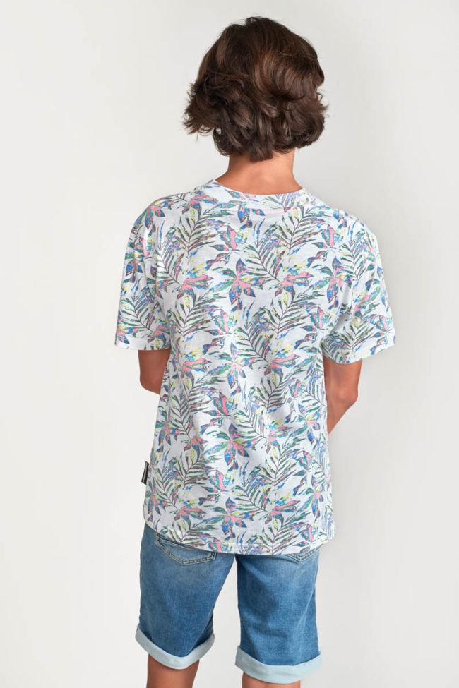 T-shirt Abelbo à motif tropical