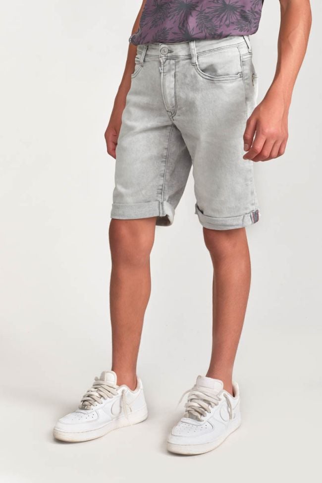 Faded light grey Jogg Loc Bermuda shorts