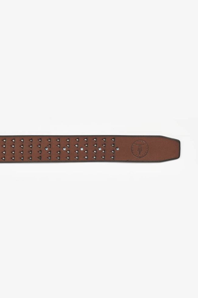 Brown leather Bartal belt