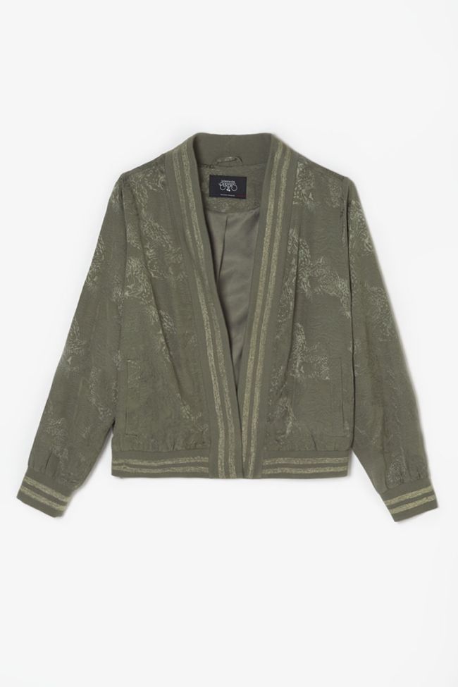Khaki jacquard Clavel jacket