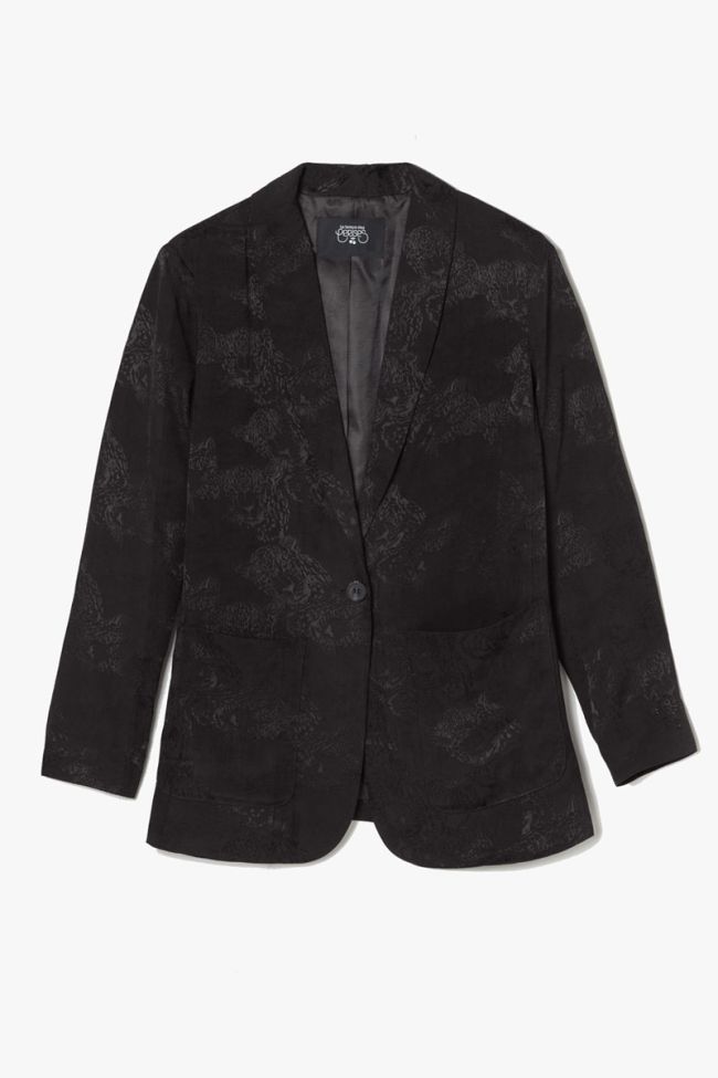 Black jacquard Cosmos jacket