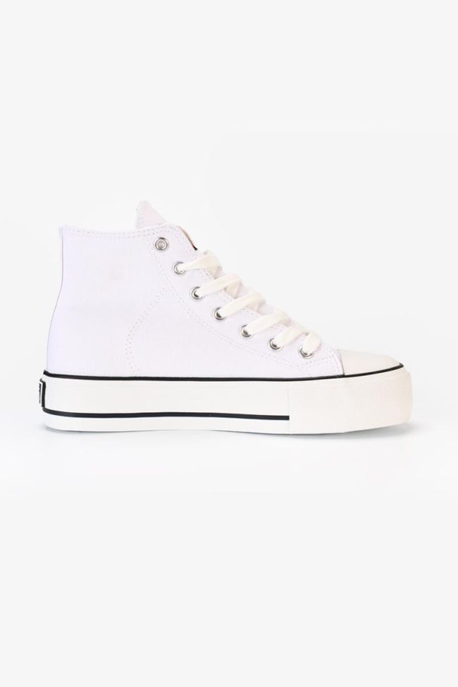 Dream white high-top sneakers