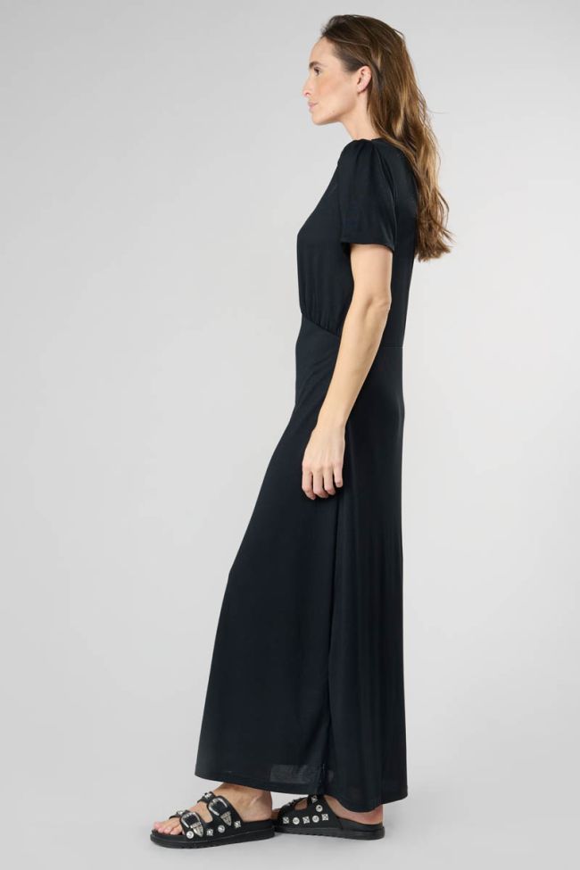 Black Orient maxi dress