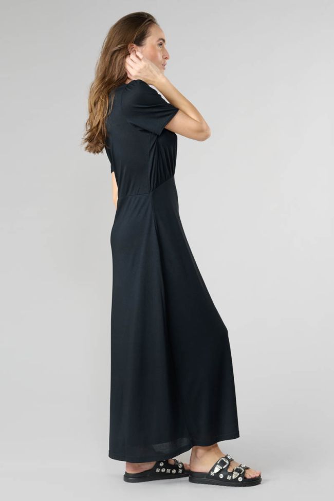 Black Orient maxi dress