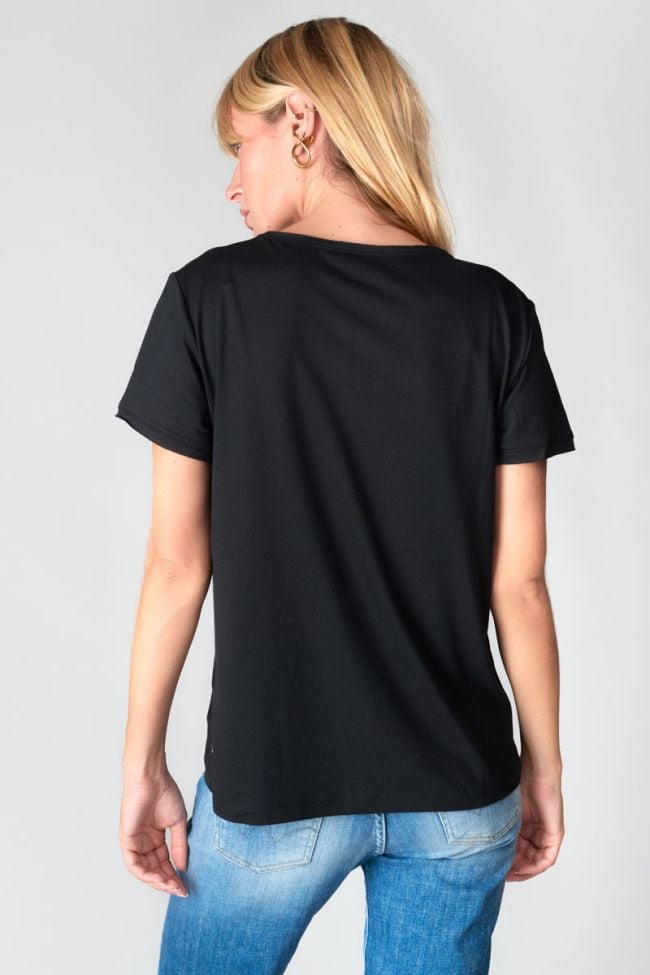 Black printed Quinn t-shirt