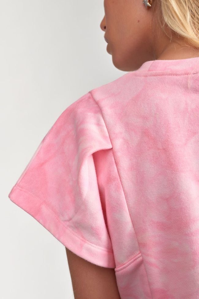 Pink Calistagi cropped sweatshirt