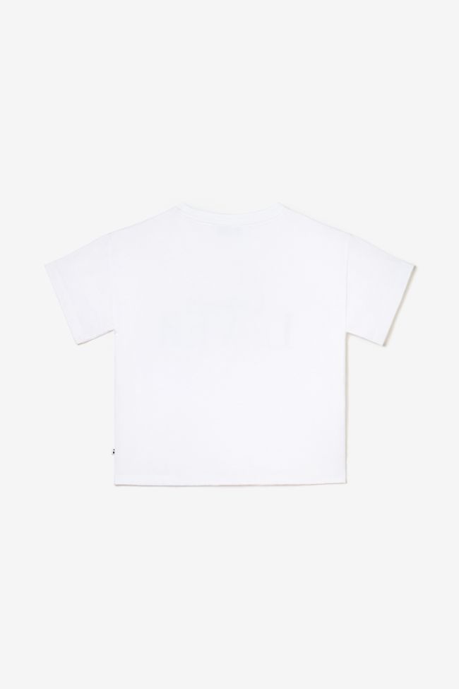 White Jacksongi cropped t-shirt