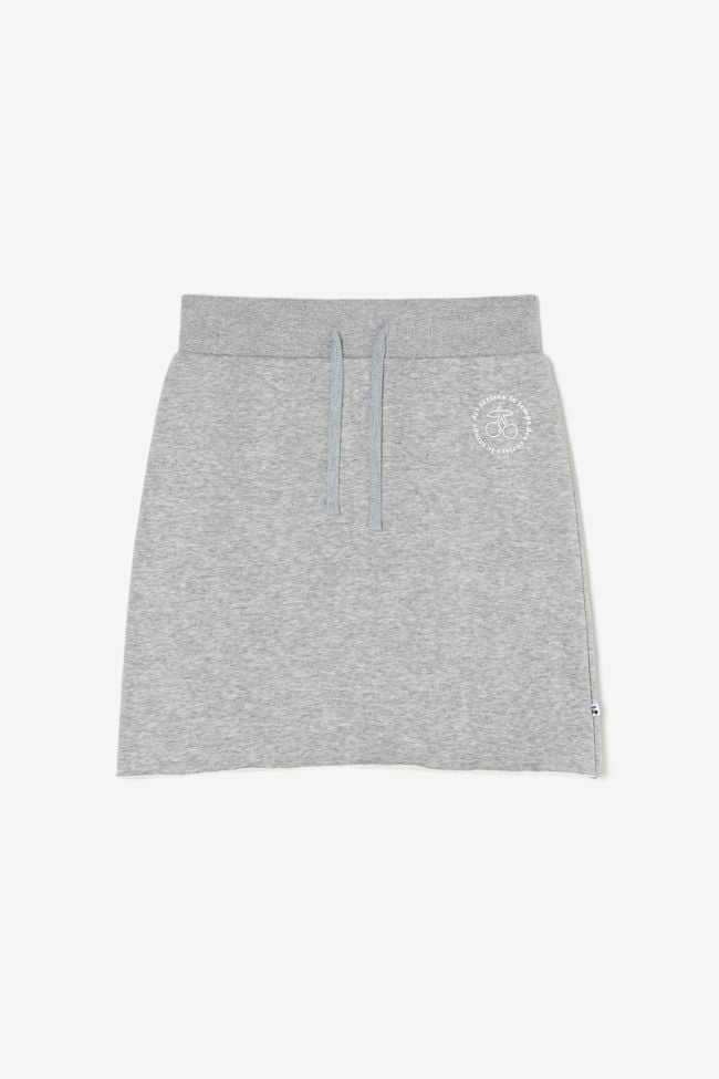 Grey marl Lenkagi short skirt