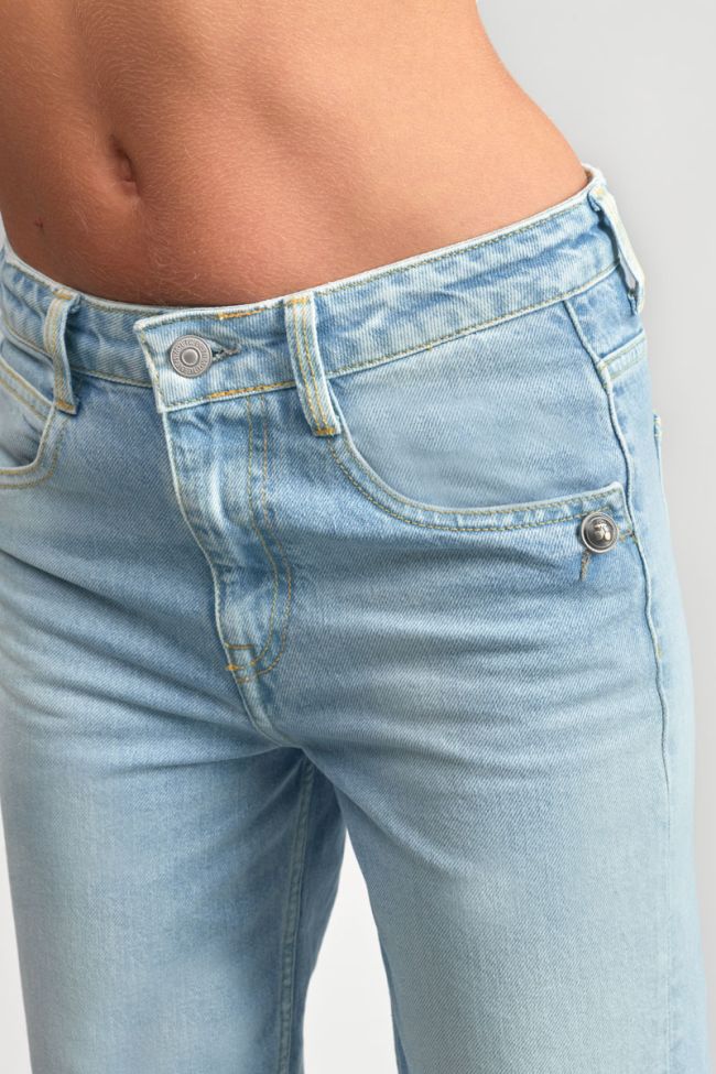 Faded blue denim boyfriend high waist Lou Cherry jeans