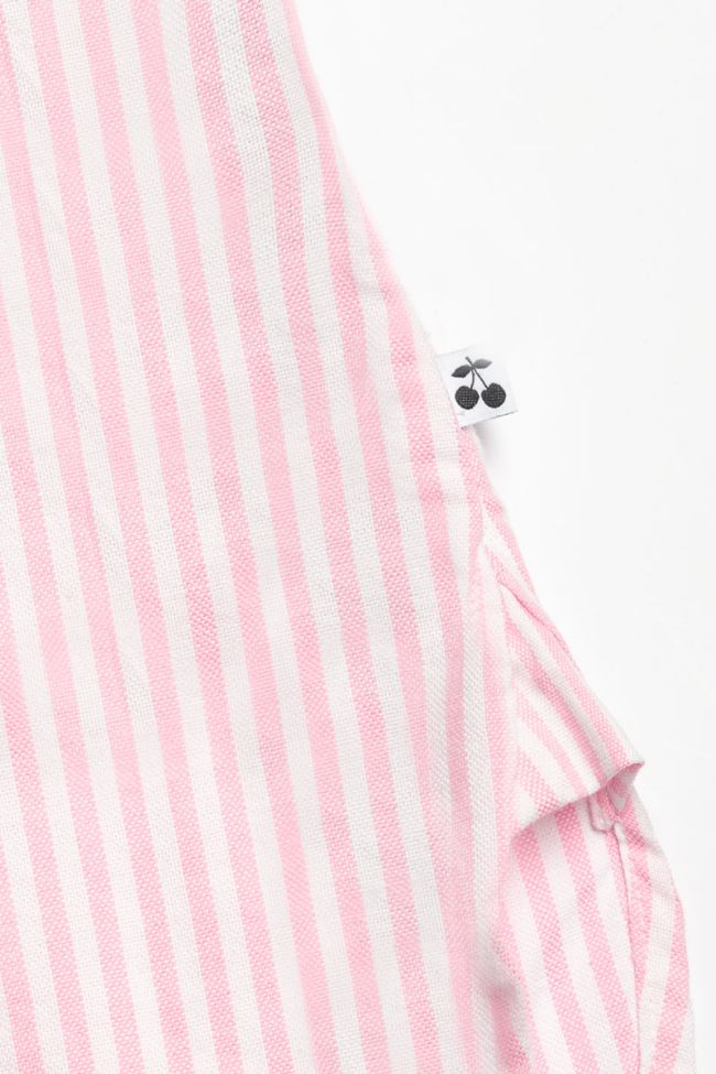 Pink striped Natygi oversized shirt