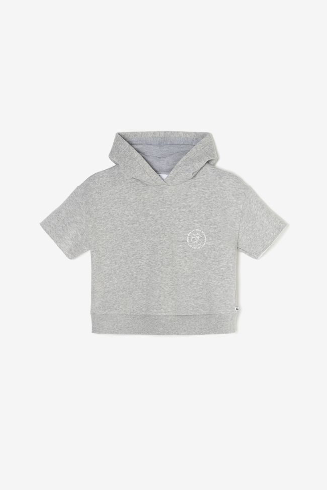 Grey Yumagi cropped sweatshirt