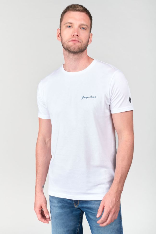 White printed Boyle t-shirt