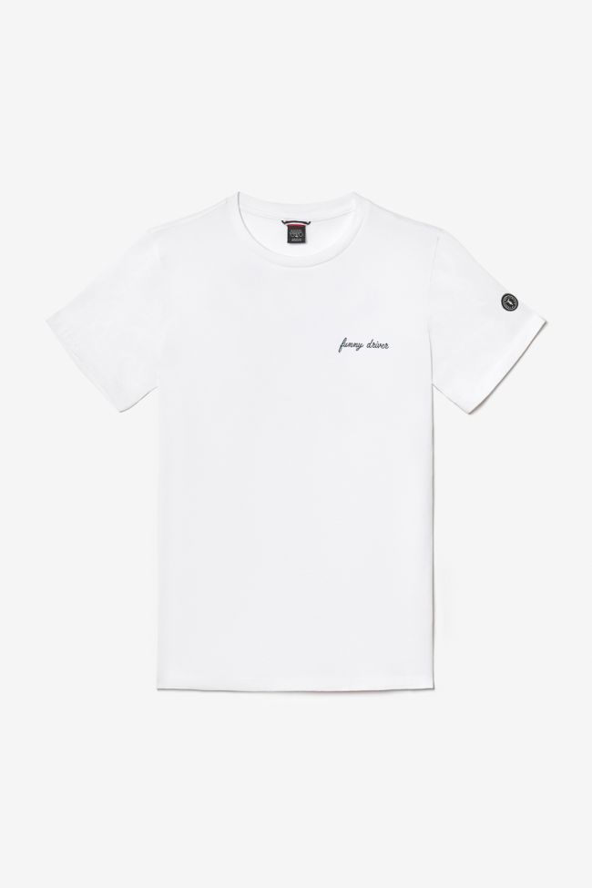 T-shirt Boyle blanc imprimé