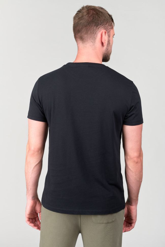 T-shirt Wells noir imprimé