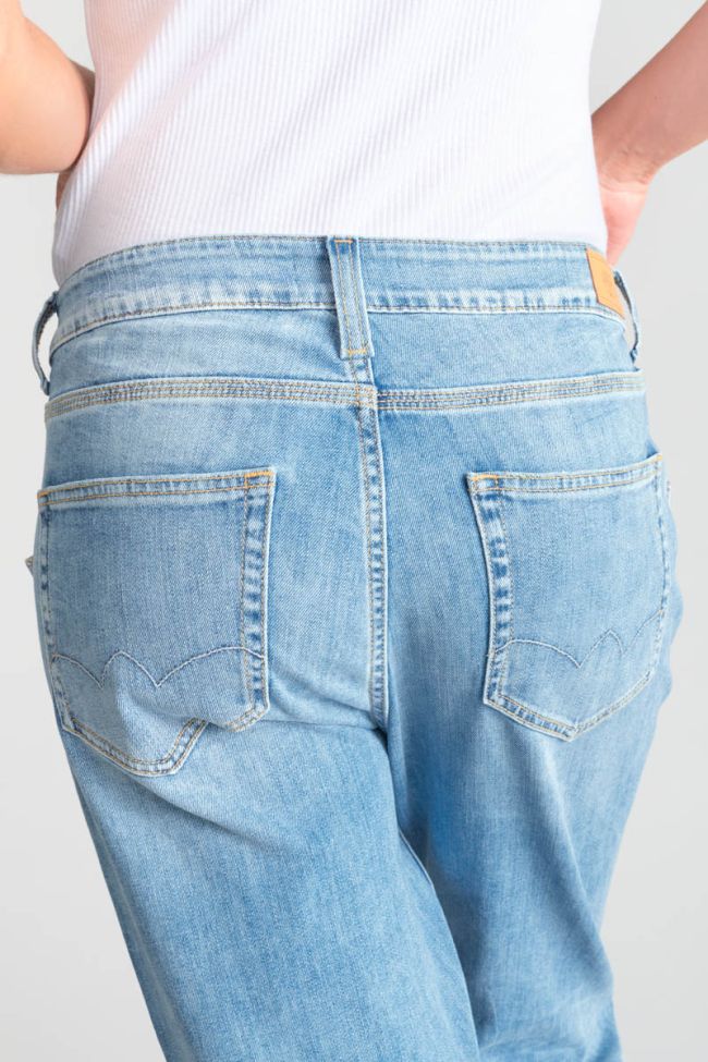 Mana 400/60 girlfriend high waist jeans destroy blue N°5