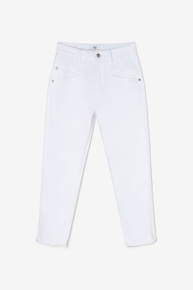 Thil 400/60 girlfriend taille haute jeans blanc 