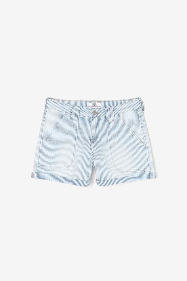 Blue and white striped Bloom shorts