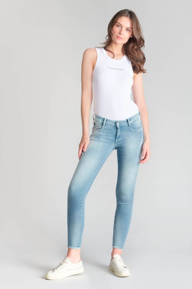 Eva pulp slim 7/8ème jeans bleu N°5