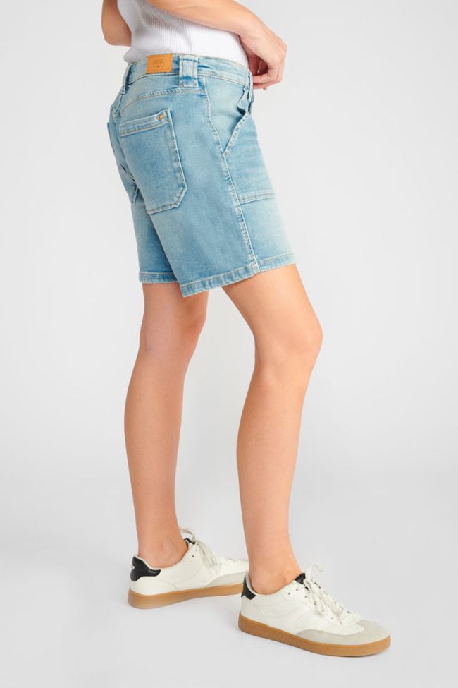 Goudes blue denim shorts