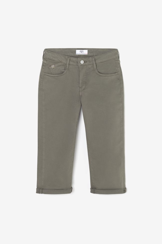 Khaki Kaya capri trousers