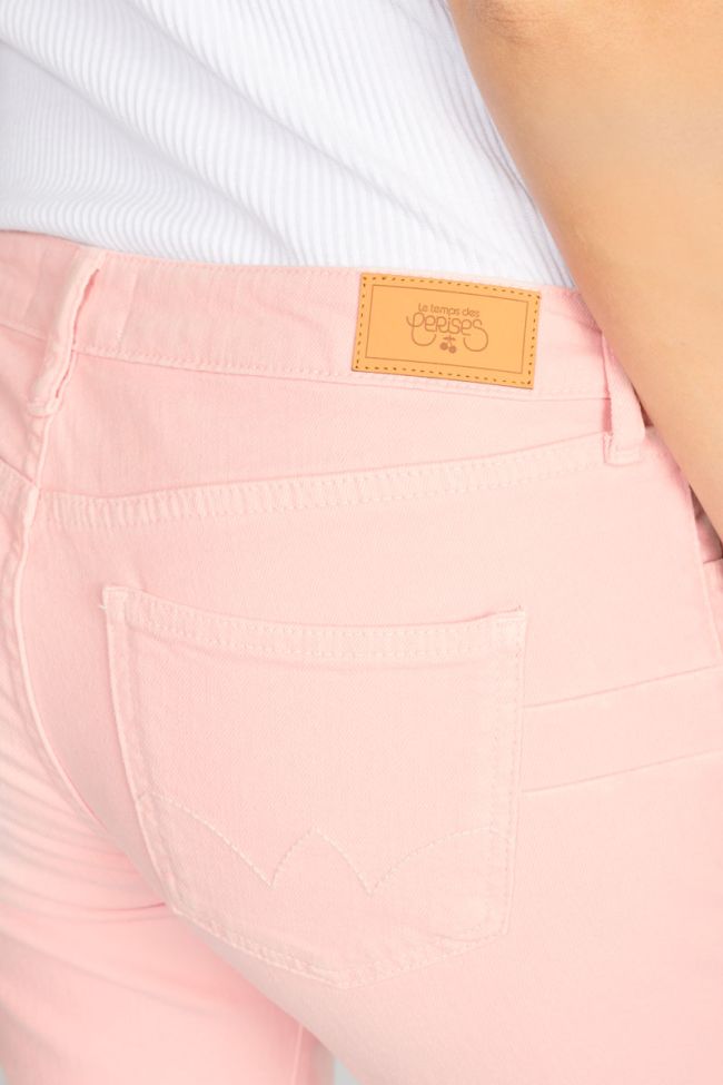Jeans flare Maes rose pastel
