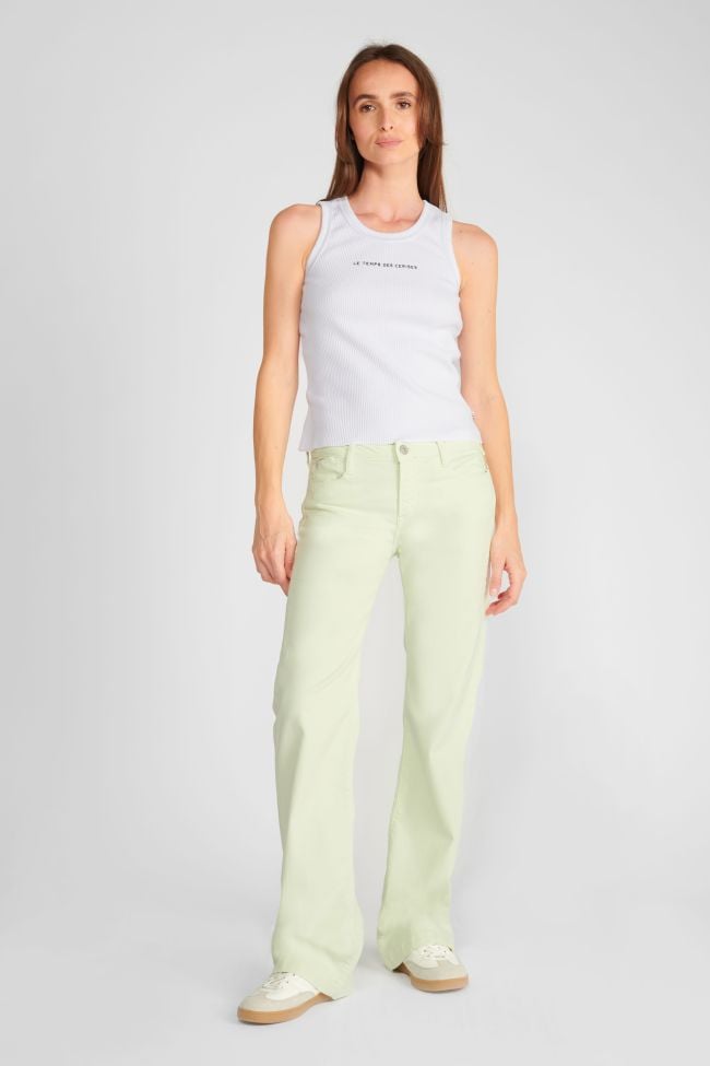 Maes pulp flare high waist jeans lime