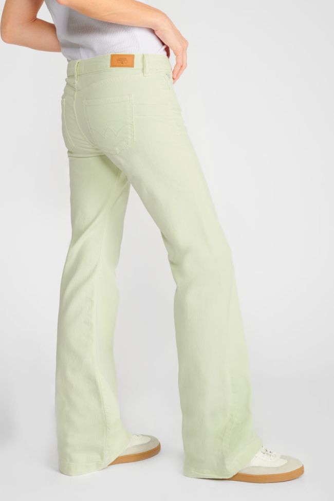 Maes pulp flare high waist jeans lime