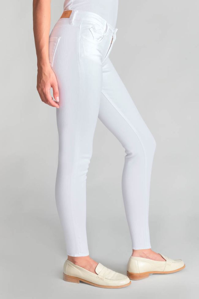 Power skinny 7/8ème jeans blanc 
