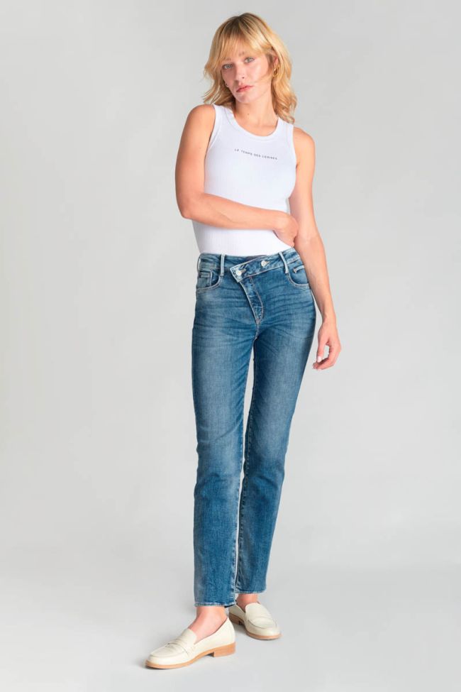 Zep pulp regular taille haute 7/8ème jeans bleu N°3