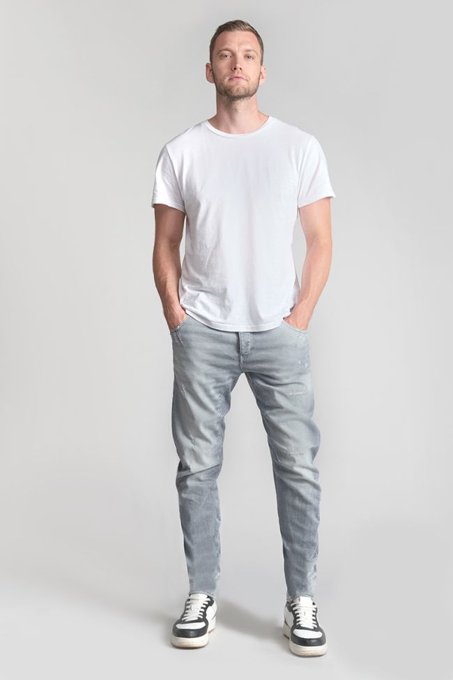 Alost 900/03 tapered twisted jeans destroy grey N°3