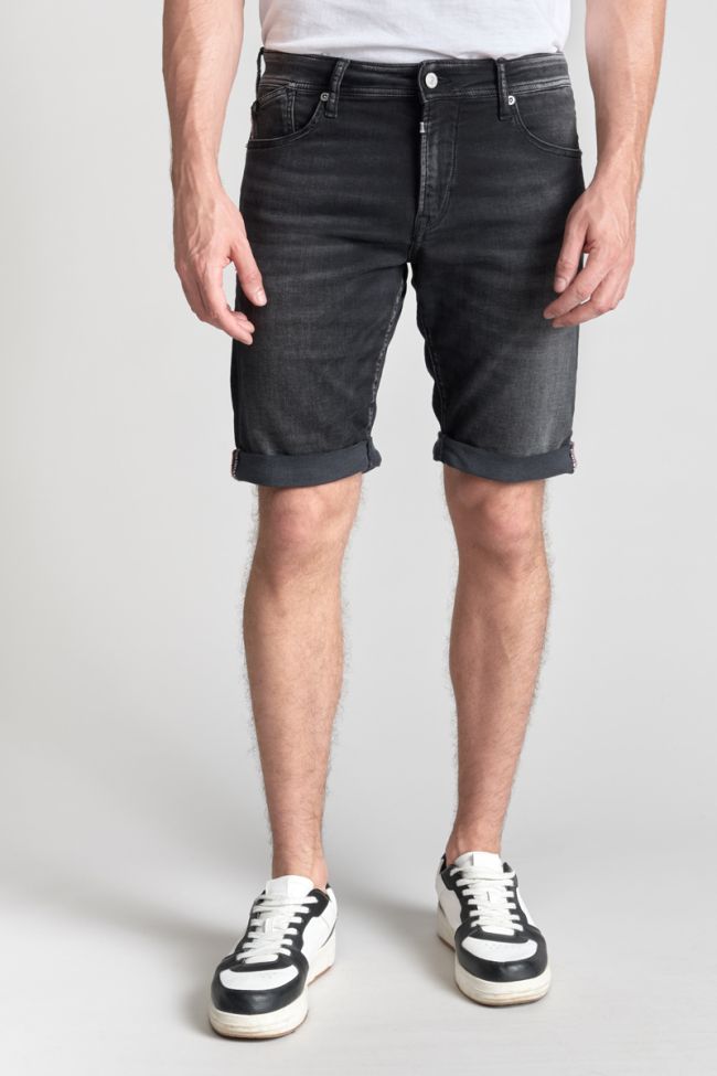 Black denim Jogg Oc Bermuda shorts