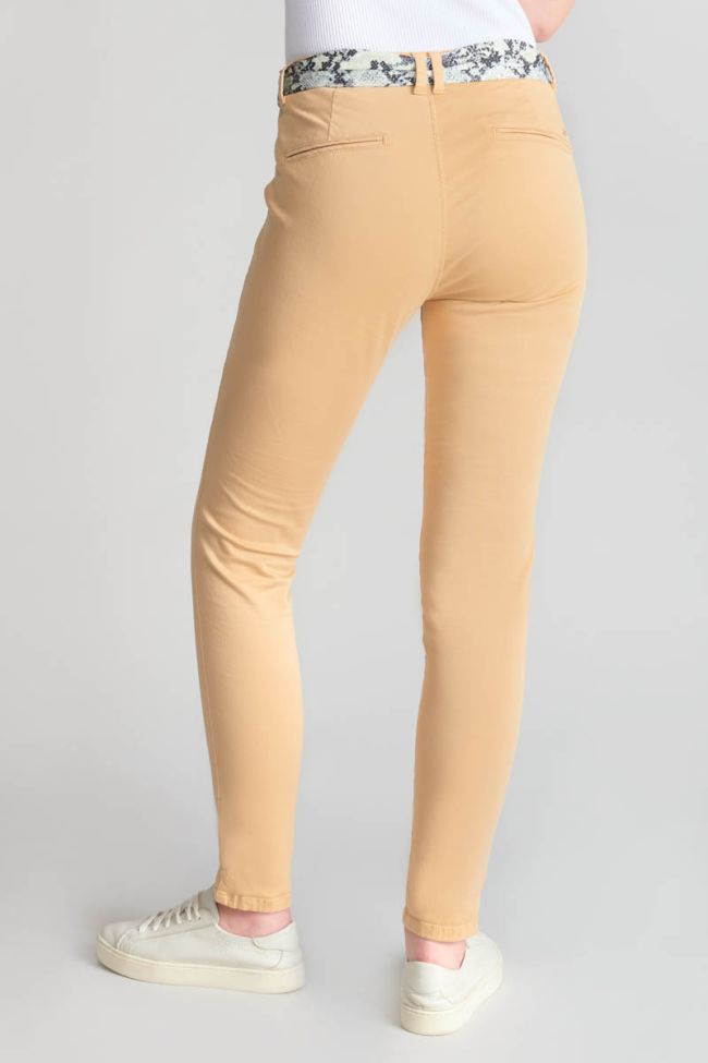 Pantalon chino Dyli5 beige sable