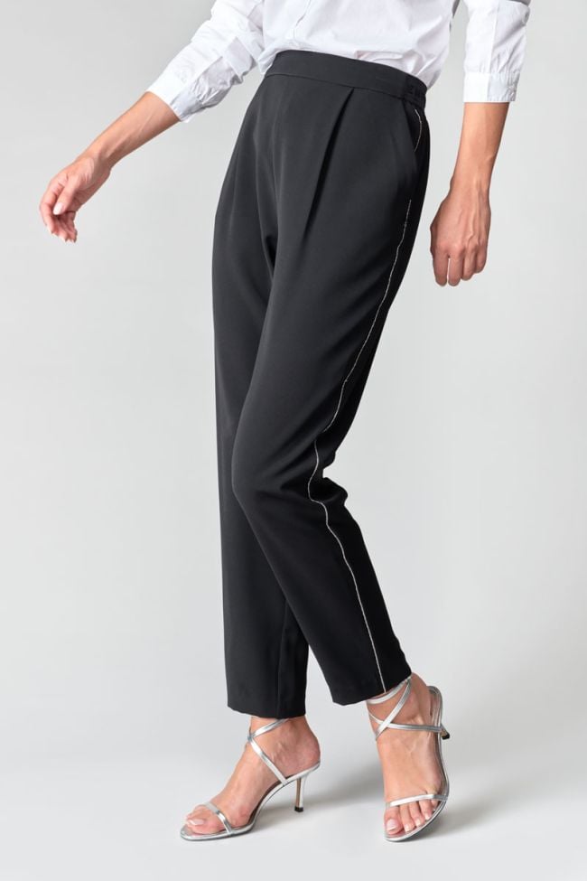 Black Plhox flowing trousers