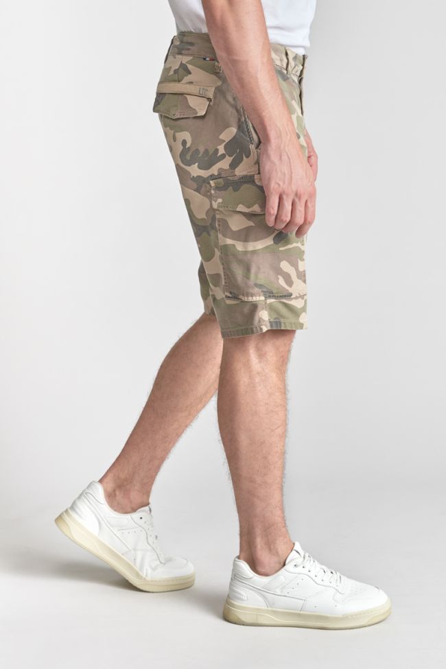Khaki camouflage Camo Bermuda shorts
