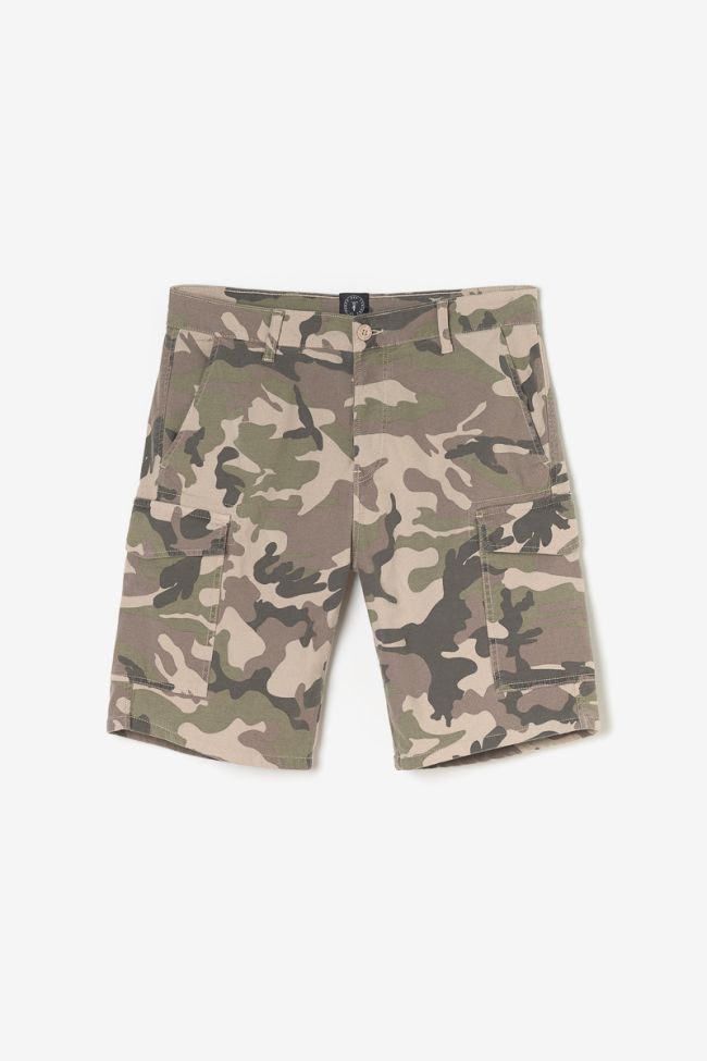 Khaki camouflage Camo Bermuda shorts